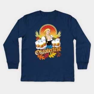 Oktoberfest Beer Festival Kids Long Sleeve T-Shirt